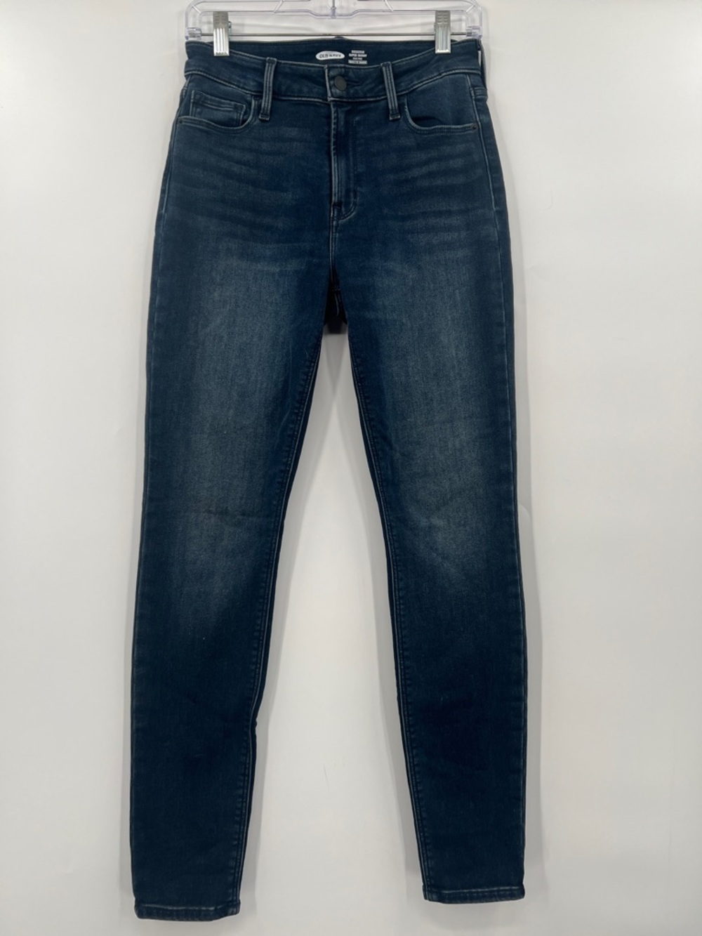 Size 6  Old Navy Rockstar Dark Wash High-Rise Skinny Jeans